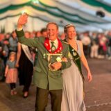 Schützenkönig Maik I. Gerding und seine Königin Hannah I. Peters.