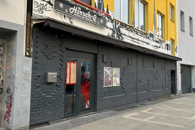 Die linke Szene-Kneipe Hirsch-Q im Dortmunder Brückstraßenviertel.