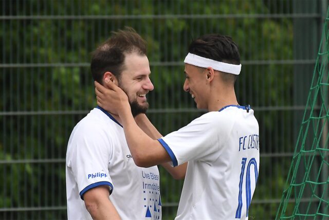 Kevin Dämmer (l.) und Yassin Bouchantiya