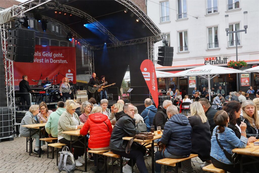 Marktplatz beim Altstadtfet 2024 in Dorsten