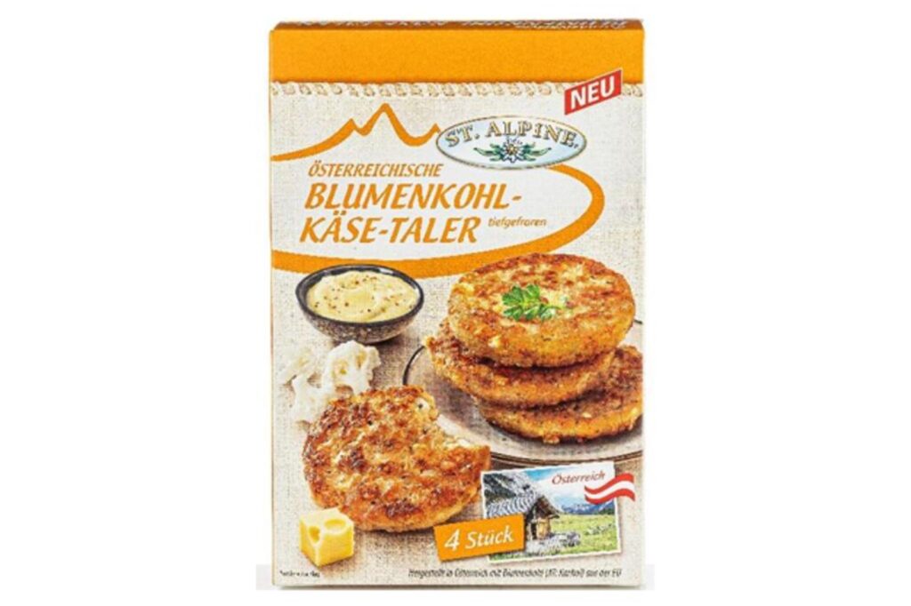 Produktabbildung Blumenkohl Käse Taler von Norma Produktabbildung Blumenkohl Käse Taler von Norma
