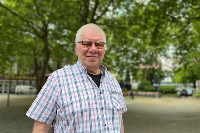Peter Kalinski vom BW Westfalia Langenbochum (Förderverein) in Herten.