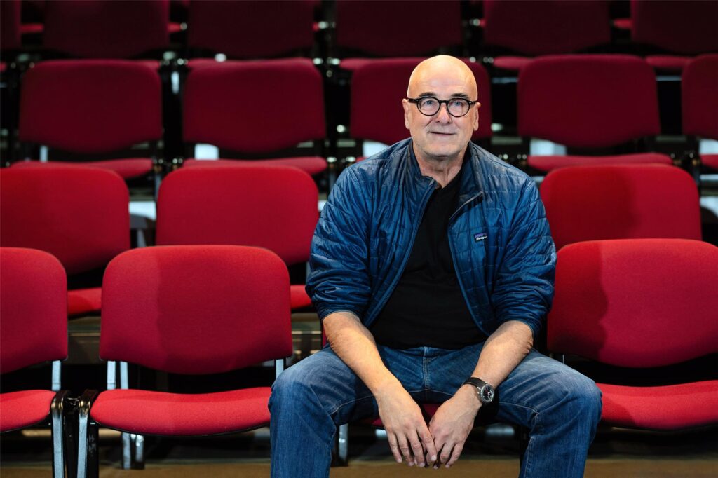 Intendant Ralf Ebeling im Studio des Westfälischen Landestheaters. Intendant Ralf Ebeling im Studio des Westfälischen Landestheaters.