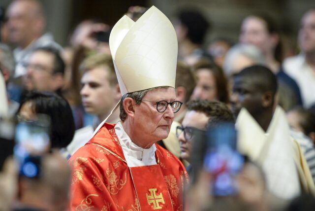 Der deutsche Kardinal Rainer Maria Woelki nimmt an der Messe vor Beginn des Konklave teil.