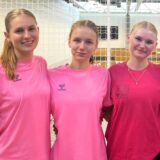 Fünf Volleyballerinnen der DJK Sportfreunde Datteln nahmen am Sichtungstraining für die DJK-Auswahl teil. Mia Döweling (2.v.l.) hat den Sprung in den Kader geschafft.