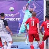 Lob vom Trainer: Torhüter Matthias Koch (hier im Derby gegen den VfB Hüls II) wurde in der Rückrunde zum Rückhalt des FC Marl III.