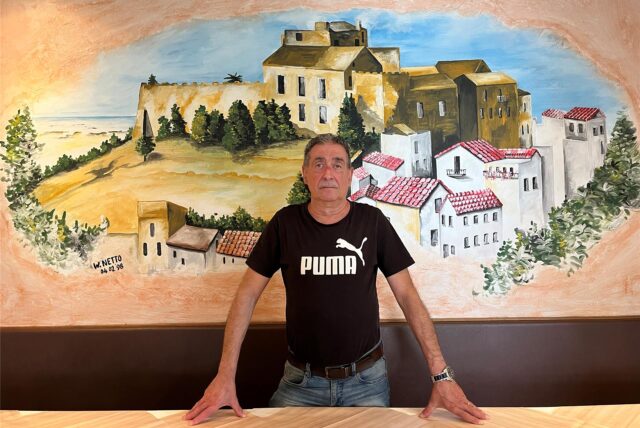 Michele Fioriglio in seinem Restaurant „Bei Michele“ in Castrop-Rauxel.