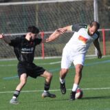 Eintracht Ickern (weiße Trikots) hat drei Neuzugänge vorgestellt.