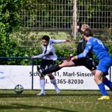 Auf ihn baut die DJK Germania Lenkerbeck in der Aufstiegsrunde: Torjäger Leonit Hoti (l.) hat in der Saison schon 50 Treffer erzielt