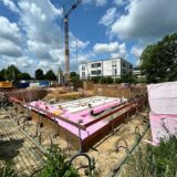 Baustelle am Schulzentrum in Haltern am See