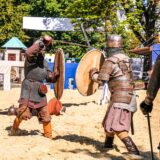 Ritter kämpfen 2019 im Erlbruchpark in Recklinghausen