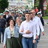 Die Schützen zogen durch Dorsten-Lembeck.