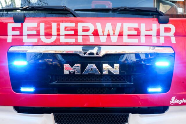 Front eines Feuerwehrautos