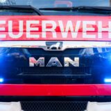 Front eines Feuerwehrautos