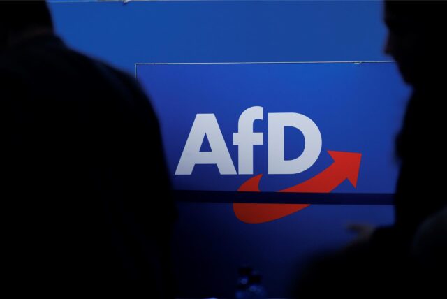 Symbolbild zeigt Logo der Partei „Alternative für Deutschland“