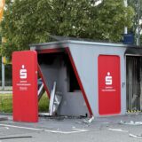 Der Geldautomat der Sparkasse Vest Recklinghausen am Globus: Ein Jahr lang stand er den Kunden zur Verfügung. Am 11.6.2025 wurde er gesprengt.