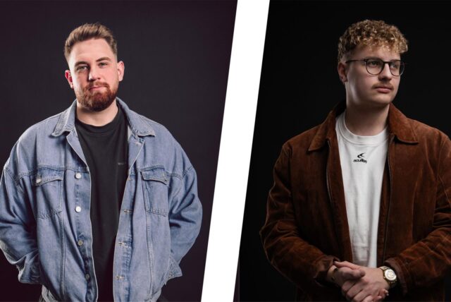 Die Newcomer-DJs Baecker (l.) und Kindermann (r) in einer Collage.