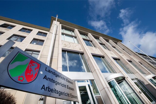 Das Landgerichtsgebäude in Essen