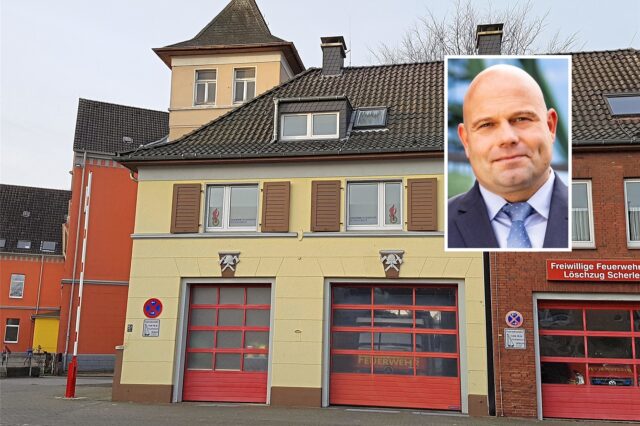 Das zu kleine und in Teilen marode Feuerwehr-Gerätehaus soll neu gebaut werden. Feuerwehr-Dezernent Dr. Oliver Lind skizziert die weitere Planung.