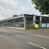 Das Gelände des leer stehenden ehemaligen Autohauses Zschörper.