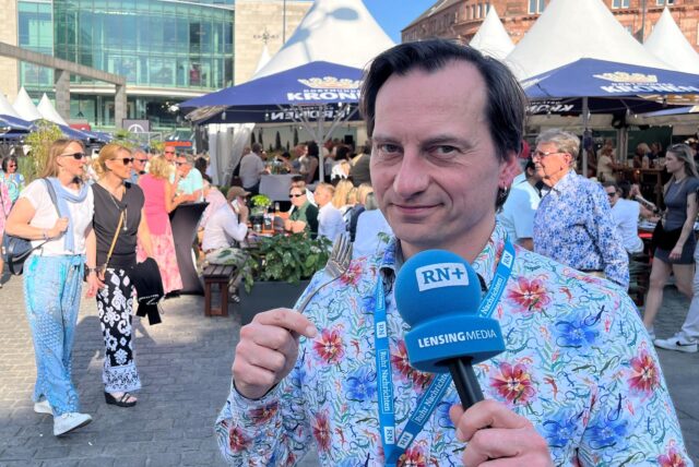 Reporter Björn Althoff bei Dortmund a la carte 2025.