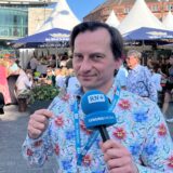 Reporter Björn Althoff bei Dortmund a la carte 2025.