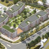 Visualisierung des geplanten Bauprojektes am Ostring in Datteln.