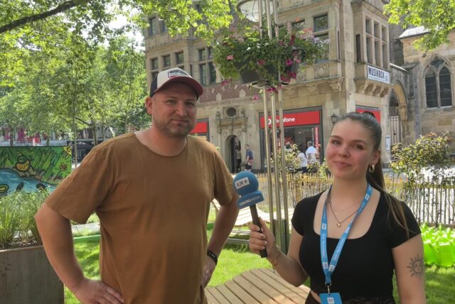 Der Projektleiter Sebastian Porzibot erzählt über die Idee hinter dem Paradiesgarten in der Dortmunder City.