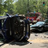 Zerstörte Autos bei einem Unfall in Haltern