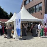 Gäste bei der Eröffnung des neuen Büros von Team Confides in Haltern