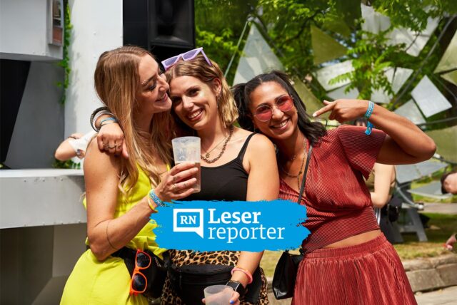 Symbolbild für Glück in Dortmund: Drei junge Frauen feiern beim Juicy Beats Festival, das jedes Jahr im Dortmunder Westfalenpark stattfindet.