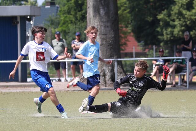Im Rückspiel bei den D-Junioren musste sich BW Westfalia Langenbochum dem neuen Kreisliga-Meister Westfalia Gemen klar geschlagen geben.