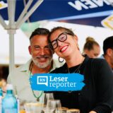 Zwei lachende Menschen versprühen gute Laune bei Dortmund á la carte.