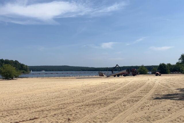 Strand des Seebads in Haltern