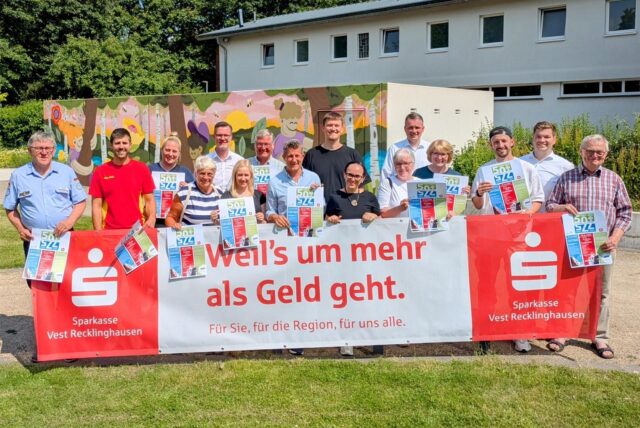 Organisatoren und Mitstreiter des Veranstaltungswochenendes im Bürgerpark