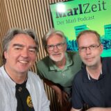 Patrick Köllner, Thomas Brysch und Stefan Korte (v.l.) schauen in die Kamera.