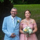Daniela (geborene Gabisch) und Wilfried Lange haben sich auf dem Standesamt im Haus Goldschmieding das Ja-Wort gegeben.