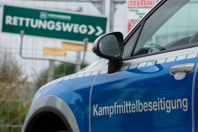 Die Stadt Dortmund Stadt sperrt die Winterfeldstraße aufgrund eines Blindgängerverdachts.
