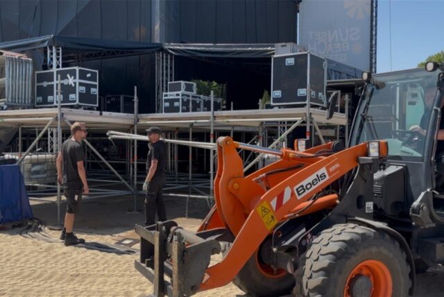 Bühne des Sunset Beach Festivals 2025 in Haltern