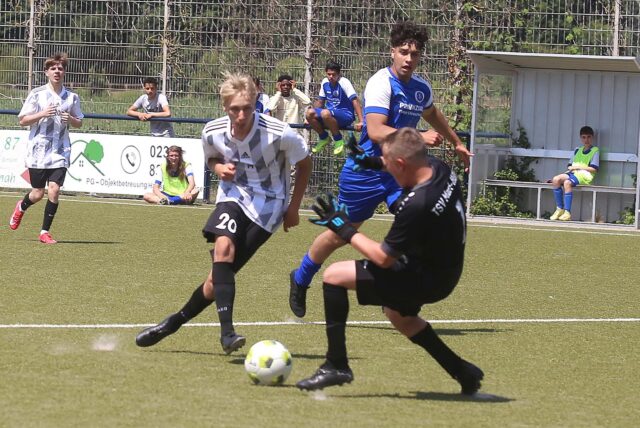 Die Titelträger bei der Jugendfußball-Stadtmeisterschaft in Marl sind ermittelt.