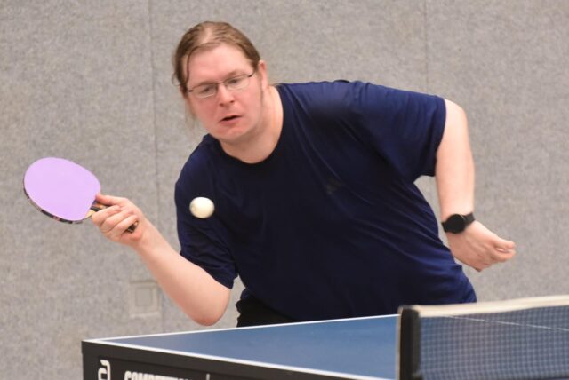 Musste sich im Halbfinale geschlagen geben: Lars Bylebyl vom TTC Blau-Weiß Datteln.