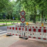 Auf der Hülsstraße finden aktuell Kabelarbeiten statt.