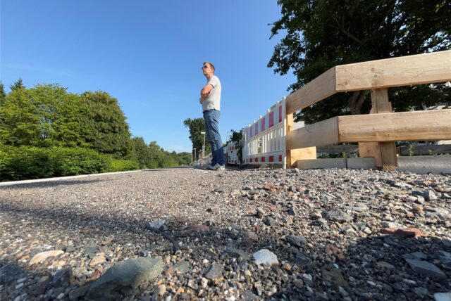 Bauarbeiten seit gefühlt ewiger Zeit: Der Umbau des Bahnhofs Merklinde dauert weiter an.