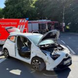 Unfall auf der Hafenstraße in Datteln.