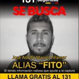 Dieses vom ecuadorianischen Innenministerium am 9. Januar 2024 auf X veröffentlichte Fahndungsplakat zeigt Jose Adolfo Macias Villamar, alias Fito, Anführer der Bande «Los Choneros».