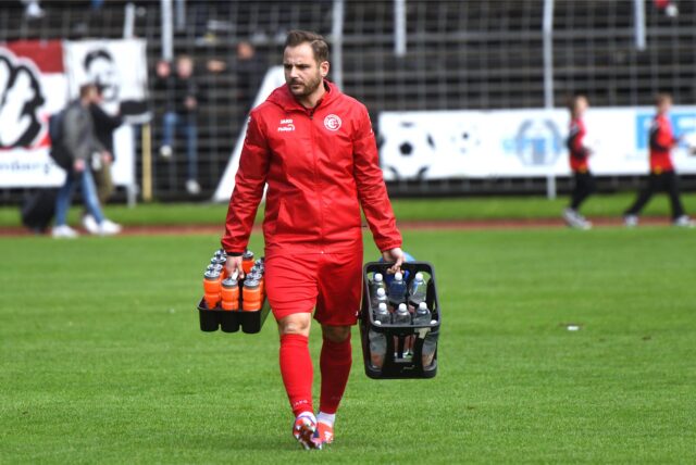 Stefan Oerterer packt seine Sachen und verlässt die Spvgg. Erkenschwick. Zur Saison 2021/22 war der Rekordtorschütze von TuS Haltern zurück an den Stimberg gewechselt.