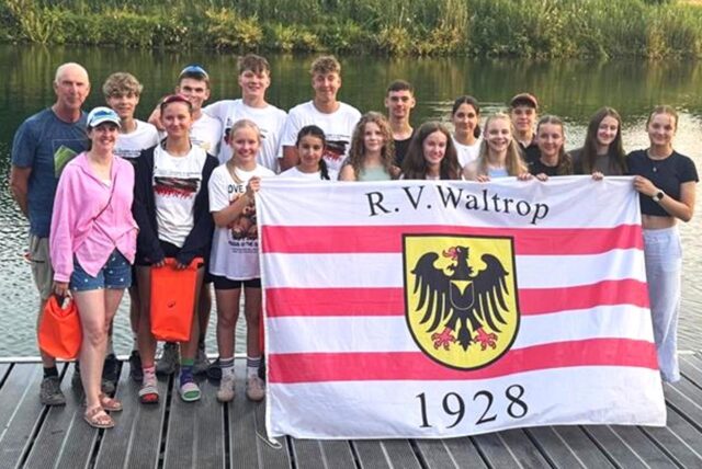 Mit einer großen Mannschaft war der Ruderverein Waltrop in Köln am Start.