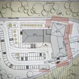 Plan vom geplanten Franz-Sales-Hotel am See