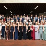 Gruppenbild der Abiturientia 2025 der Gesamtschule Wulfen