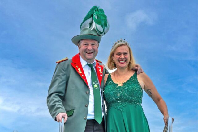 Die Sythener Majestäten André Leipholz und Maria Pia Wendland.